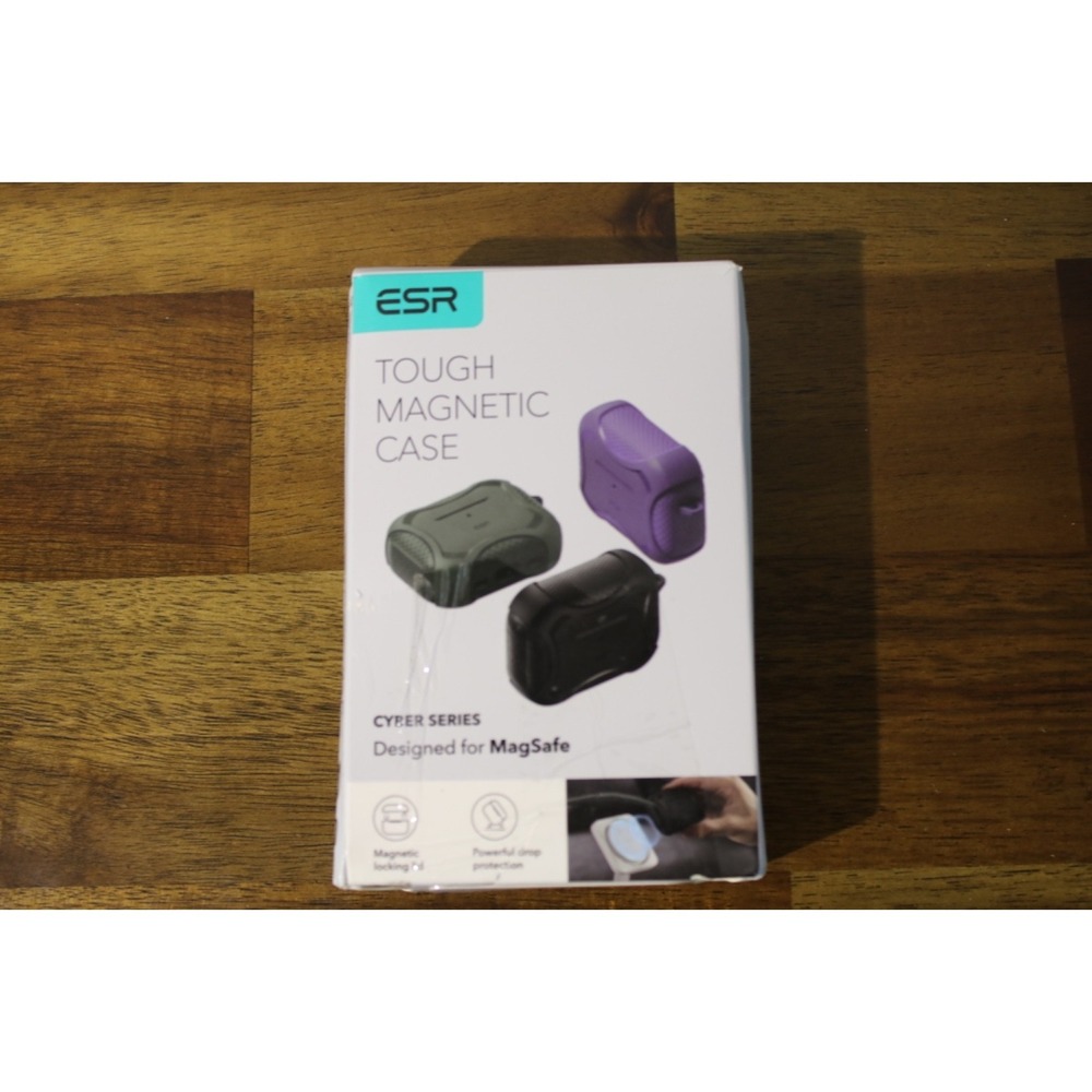 Ear bud Case cover ESR Tough Magnetic Case Black